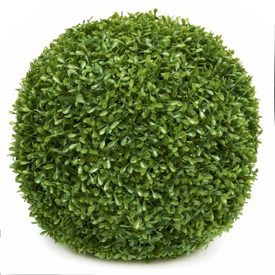 Искусственное растение куст, Самшит, зеленый, 38 см, пластик (960156) 960156 фото