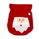 Новорічний мішок на зав'язці з декором у вигляді Діда Мороза, 52x31 см, червоний з білим, фетр (460854) 460854 фото 1