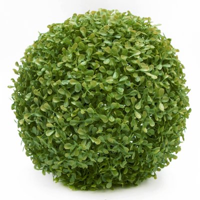 Искусственное растение куст, Самшит, зеленый, 28 см, пластик (960163) 960163 фото