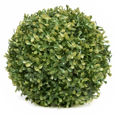 Искусственное растение куст, Самшит, зеленый, 23 см, пластик (960170) 960170 фото
