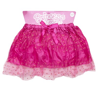 Дитяча карнавальна спідничка, 27 см, темно-рожева, текстиль (DRW-320) DRW-320 фото