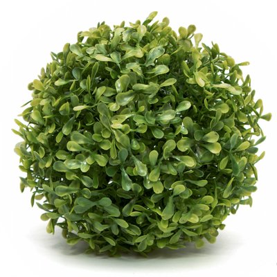 Штучна рослина кущ, Самшит, зелений, 18 см, пластик (960187) 960187 фото