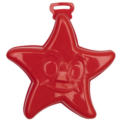 Формочка - морская звезда, 20x20x4 см, красная, пластик (JH2-012-2) JH2-012-2 фото