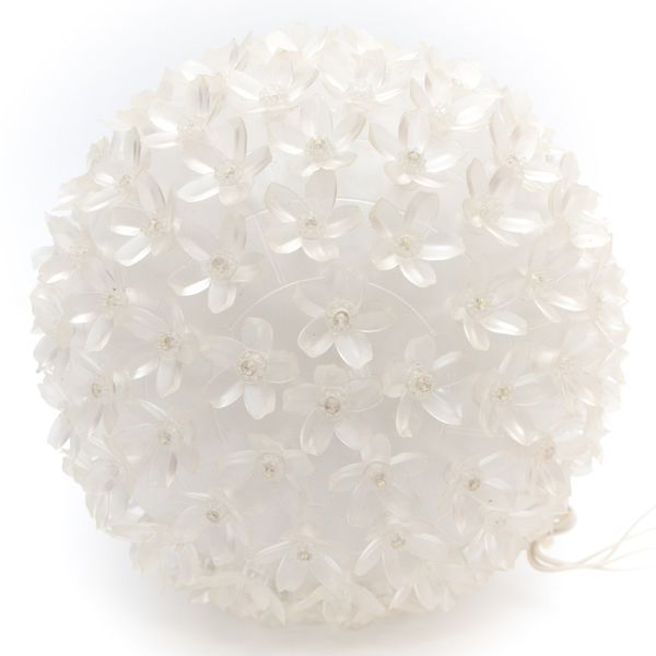 Світлодіодна декорація - куля що світиться, 19 см, 150л, біла, IP20 (650620) 650620 фото