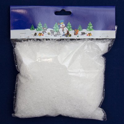 Искусственный снег, 1 упаковка, 80 г, полиэтилен (200978) 200978 фото