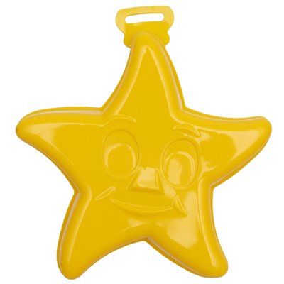 Формочка - морская звезда, 20x20x4 см, желтый, пластик (JH2-012-1) JH2-012-1 фото