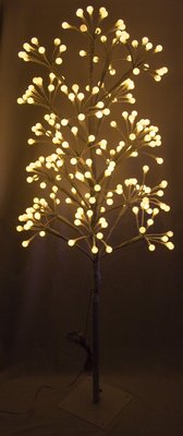 Світлодіодна декорація - Дерево на підставці, 120x18x18 см, 220л, білий, теплий білий, IP44 (141134) 141134 фото