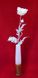 Штучна квітка Мак - гілка, тканина, пластик, 78 см, білий (630188) 630188 фото 4