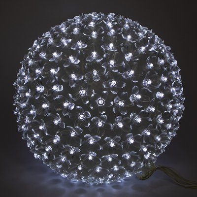 Світлодіодна декорація - куля що світиться, 34 см, 300л, біла, IP20 (650644) 650644 фото