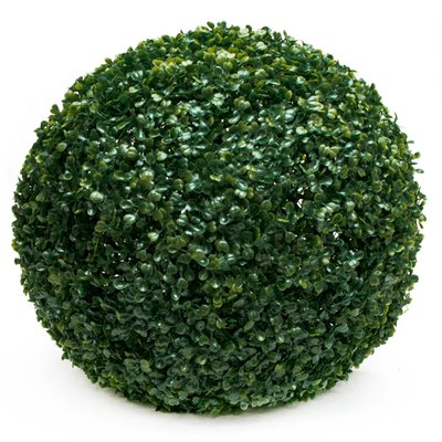 Искусственное растение куст, Самшит, темно-зеленый, 58 см, пластик (960255) 960255 фото