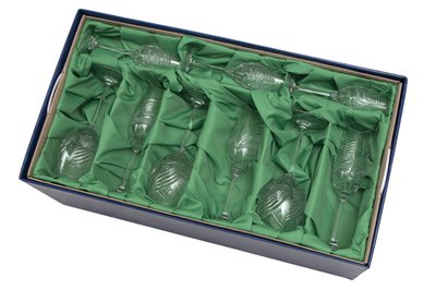 Кришталевий набір посуду Neman у подарунковій упаковці з тканиною, 18 од. (8560/3) 8560/3 фото