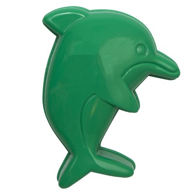 Формочка - дельфин, 16,5x13x3 см, зеленый, пластик (JH2-018-3) JH2-018-3 фото