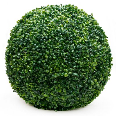 Штучна рослина кущ, Самшит, темно-зелений, 48 см, пластик (960262) 960262 фото