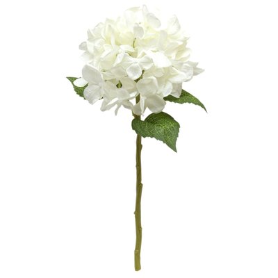 Искусственный цветок Гортензия, 35 см, белый (630980) 630980 фото