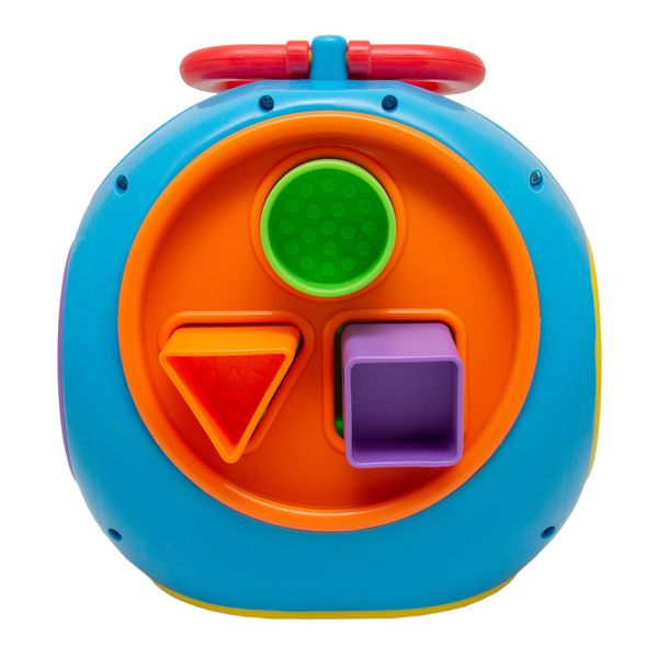 Розвиваючий та повчальний ігровий набір - годинник DEVIK Baby, 18x20x12 см, блакитний, пластик (5001) 5001 фото