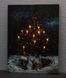 Картина, що світиться - Ялинка зі свічками які світяться, 12 LЕD ламп, 40x30x1,8 см (940010) 940010 фото 2