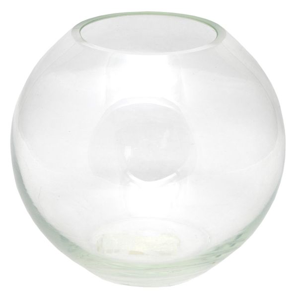 Стеклянная ваза-шар, 16 см, стекло (5578) 5578 фото