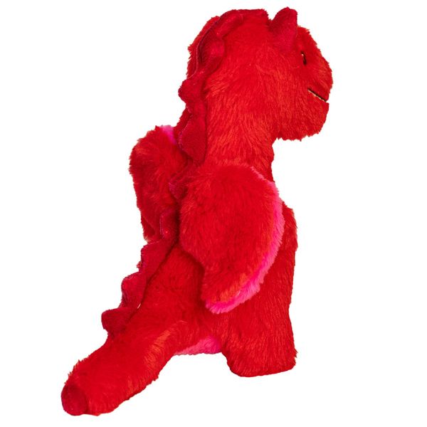 М'яка іграшка - дракончик, 21 см, червоний, поліестер (396350) 396350 фото