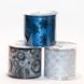 Декоративное украшение - ленточка в рулоне, 3 м, 6,3 см, синий, органза (080051-1) 080051-1 фото 4