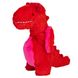 Мягкая игрушка - дракончик, 21 см, красный, полиэстер (396350) 396350 фото 1
