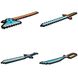 Набор мягкого оружия - 2 меча, топор, кинжал, разноцветный, EVA (518158) 518158 фото 1
