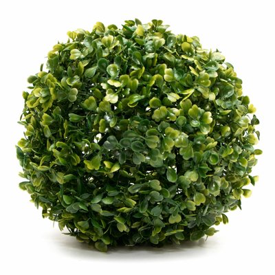 Искусственное растение куст, Самшит, темно-зеленый, 23 см, пластик (960293) 960293 фото
