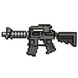 Іграшка дитяча - піксельна м'яка штурмова гвинтівка, 39x15x2 см, сіра, EVA (518264) 518264 фото 3