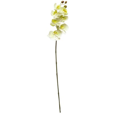 Искусственный цветок Орхидея, 72 см, белый (630324) 630324 фото