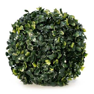 Штучна рослина кущ, Самшит, темно-зелений, 18 см, пластик (960309) 960309 фото