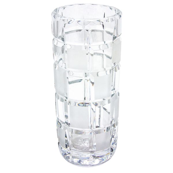 Хрустальная ваза для цветов - Геометрический орнамент, 20,5 см, хрусталь (5557/3) vase5557_3 фото