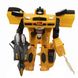 Трансформер робот-рятувальник зі світловим мечем, жовтий, пластик (3888-6) 3888-6 фото 2