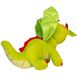 М'яка іграшка - дракончик, 20 см, салатовий, поліестер (396381) 396381 фото 2