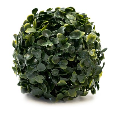 Штучна рослина кущ, Самшит, темно-зелений, 13 см, пластик (960316) 960316 фото