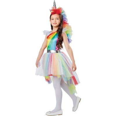 Детский карнавальный костюм Единорог, рост 92-104 см, разноцветный, вискоза, полиэстер (EЕ392A) EE392A фото
