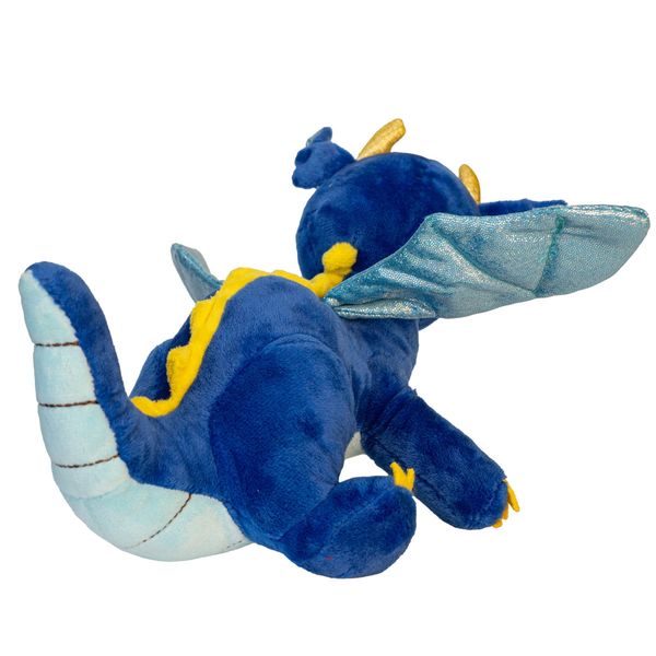 Мягкая игрушка - дракончик, 20 см, синий, полиэстер (396398) 396398 фото