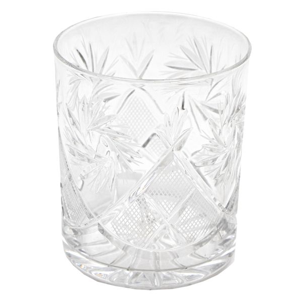 Хрустальный стакан для виски Neman, узор - мельница, 9,5 см, 330 мл (6280/1-2) 6280/1-2 фото