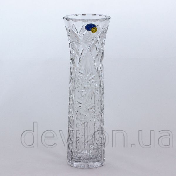 Хрустальная ваза для цветов - Мельница, 21 см, хрусталь (4191) vase4191 фото