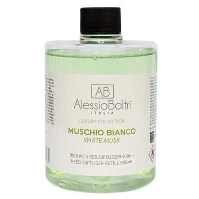 Наповнювач для аромадифузора AlessioBoltri Muschio Bianco, Білий мускус, 500 мл (90573) 90573 фото