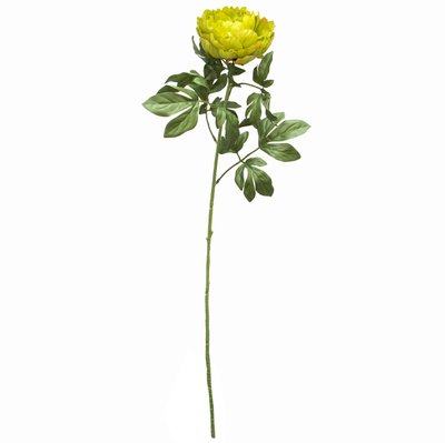 Искусственный цветок Пион, 83 см, зеленый, пластик (130337) 130337 фото