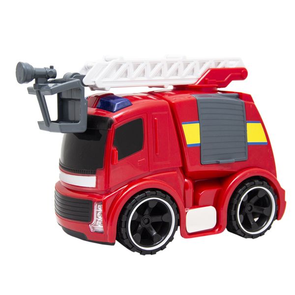 Игрушка детская - Пожарная машина, 19 см, со световыми эффектами, красный, пластик (A849523U) A849523U фото