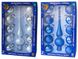 Набор елочных игрушек - шары с верхушкой, 11 шт, D6 см, серебристый, стекло (390250-1) 390250-1 фото 3