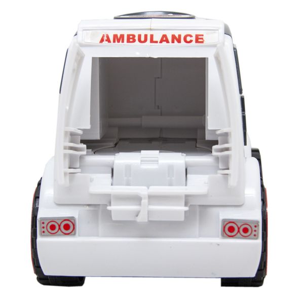 Игрушка детская - Машина Скорая помощь, 19 см, со световыми эффектами, белый, пластик (A849569Q-W) A849569Q-W фото
