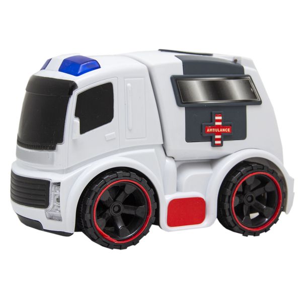 Іграшка дитяча - Машина Швидка допомога, 19 см, зі світловими ефектами, білий, пластик (A849569Q-W) A849569Q-W фото