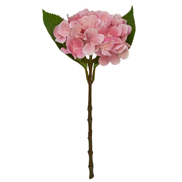 Штучна квітка Гортензія, 42 см, рожева (630584) 630584 фото