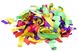 Хлопушка пневматическая, 100 см, разноцветные бумажные фрисби (400249) 400249 фото 3
