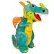 М'яка іграшка - дракончик, що танцює, 20 см, блакитний, поліестер (396435) 396435 фото 1