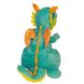 Мягкая игрушка - дракончик танцующий, 20 см, голубой, полиэстер (396435) 396435 фото 2