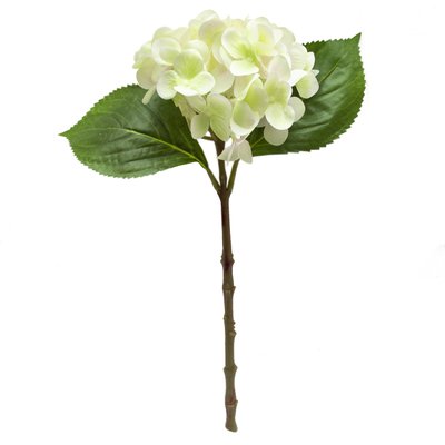 Штучна квітка Гортензія, 42 см, білий (630607) 630607 фото