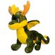 Мягкая игрушка - дракончик пятнистый, 23 см, зеленый, полиэстер (396442) 396442 фото 1