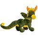 Мягкая игрушка - дракончик пятнистый, 23 см, зеленый, полиэстер (396442) 396442 фото 2